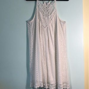 Flowy Keyhole Back Dress